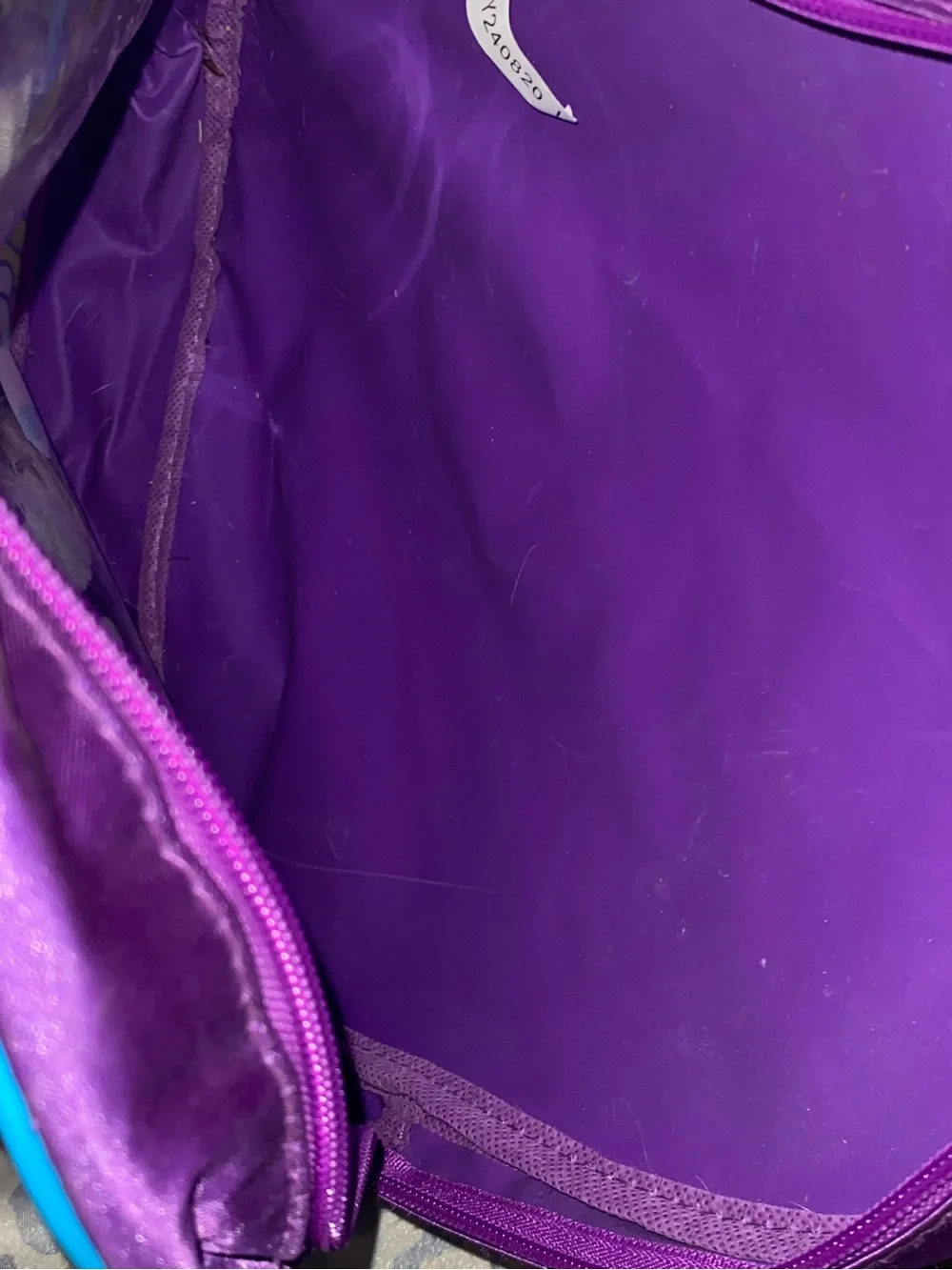 Hello Kitty Purple and Pink Kids Backpack with Rainbow Accent